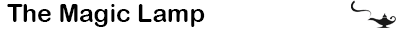Magic Lamp Newsletter